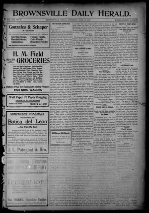 Brownsville Daily Herald (Brownsville, Tex.), Vol. 13, No. 24, Ed. 1, Saturday, July 30, 1904