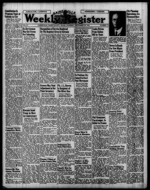 Gainesville Weekly Register (Gainesville, Tex.), Vol. 67, No. 12, Ed. 1 Thursday, September 28, 1944
