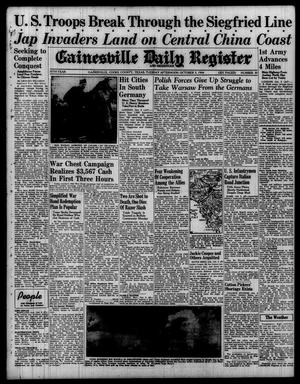 Gainesville Daily Register and Messenger (Gainesville, Tex.), Vol. 55, No. 30, Ed. 1 Tuesday, October 3, 1944