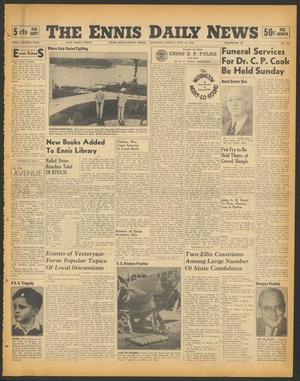 The Ennis Daily News (Ennis, Tex.), Vol. 48, No. 144, Ed. 1 Saturday, June 15, 1940