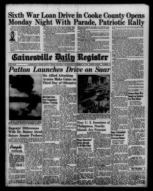 Gainesville Daily Register and Messenger (Gainesville, Tex.), Vol. 55, No. 70, Ed. 1 Saturday, November 18, 1944