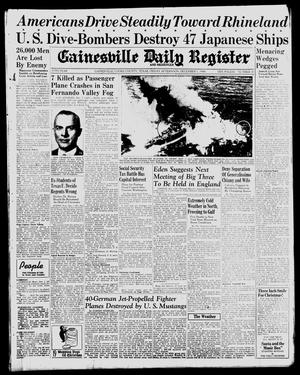 Primary view of object titled 'Gainesville Daily Register and Messenger (Gainesville, Tex.), Vol. 55, No. 81, Ed. 1 Friday, December 1, 1944'.