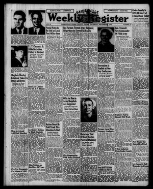 Gainesville Weekly Register (Gainesville, Tex.), Vol. 67, No. 22, Ed. 1 Thursday, December 7, 1944