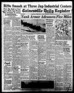 Primary view of object titled 'Gainesville Daily Register and Messenger (Gainesville, Tex.), Vol. 55, No. 109, Ed. 1 Wednesday, January 3, 1945'.