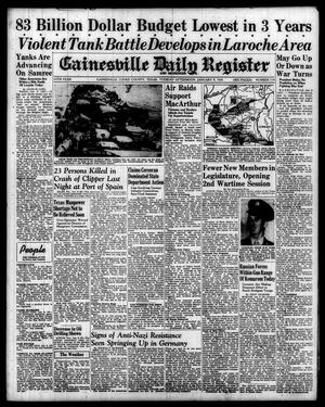 Gainesville Daily Register and Messenger (Gainesville, Tex.), Vol. 55, No. 114, Ed. 1 Tuesday, January 9, 1945