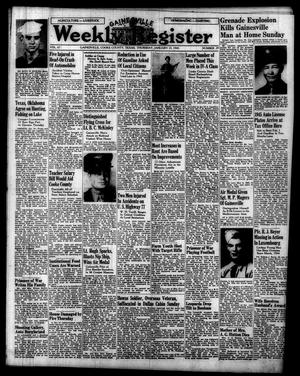 Primary view of object titled 'Gainesville Weekly Register (Gainesville, Tex.), Vol. 67, No. 29, Ed. 1 Thursday, January 25, 1945'.