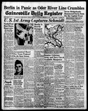 Gainesville Daily Register and Messenger (Gainesville, Tex.), Vol. 55, No. 140, Ed. 1 Thursday, February 8, 1945