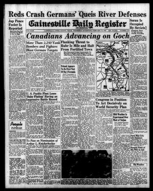 Gainesville Daily Register and Messenger (Gainesville, Tex.), Vol. 55, No. 145, Ed. 1 Wednesday, February 14, 1945