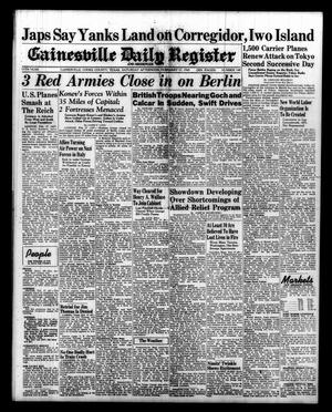 Gainesville Daily Register and Messenger (Gainesville, Tex.), Vol. 55, No. 148, Ed. 1 Saturday, February 17, 1945