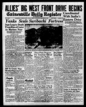 Gainesville Daily Register and Messenger (Gainesville, Tex.), Vol. 55, No. 153, Ed. 1 Friday, February 23, 1945
