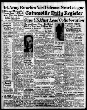 Gainesville Daily Register and Messenger (Gainesville, Tex.), Vol. 55, No. 158, Ed. 1 Thursday, March 1, 1945
