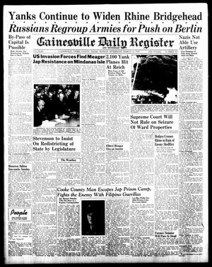 Gainesville Daily Register and Messenger (Gainesville, Tex.), Vol. 55, No. 167, Ed. 1 Monday, March 12, 1945