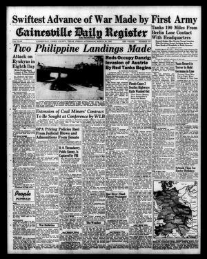Gainesville Daily Register and Messenger (Gainesville, Tex.), Vol. 55, No. 183, Ed. 1 Friday, March 30, 1945