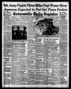 Gainesville Daily Register and Messenger (Gainesville, Tex.), Vol. 55, No. 189, Ed. 1 Friday, April 6, 1945