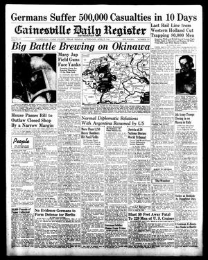 Gainesville Daily Register and Messenger (Gainesville, Tex.), Vol. 55, No. 191, Ed. 1 Monday, April 9, 1945