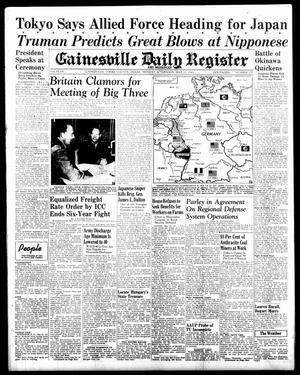Gainesville Daily Register and Messenger (Gainesville, Tex.), Vol. 55, No. 227, Ed. 1 Monday, May 21, 1945