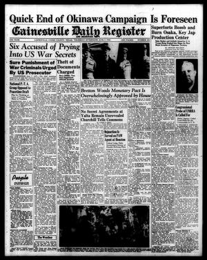 Gainesville Daily Register and Messenger (Gainesville, Tex.), Vol. 55, No. 242, Ed. 1 Thursday, June 7, 1945