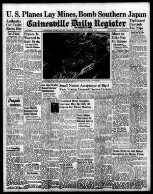 Gainesville Daily Register and Messenger (Gainesville, Tex.), Vol. 55, No. 243, Ed. 1 Friday, June 8, 1945