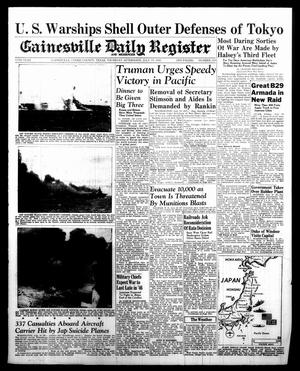 Gainesville Daily Register and Messenger (Gainesville, Tex.), Vol. 55, No. 278, Ed. 1 Thursday, July 19, 1945