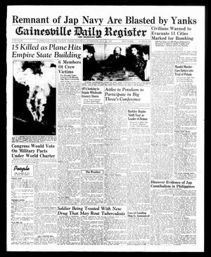 Gainesville Daily Register and Messenger (Gainesville, Tex.), Vol. 55, No. 286, Ed. 1 Saturday, July 28, 1945