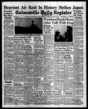 Gainesville Daily Register and Messenger (Gainesville, Tex.), Vol. 55, No. 290, Ed. 1 Thursday, August 2, 1945