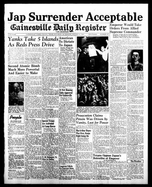 Gainesville Daily Register and Messenger (Gainesville, Tex.), Vol. 55, No. 297, Ed. 1 Saturday, August 11, 1945