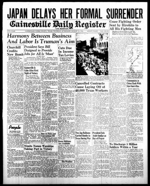 Gainesville Daily Register and Messenger (Gainesville, Tex.), Vol. 55, No. 300-301, Ed. 1 Thursday, August 16, 1945