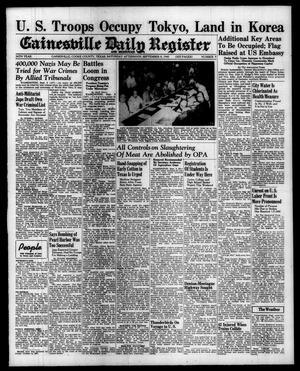 Gainesville Daily Register and Messenger (Gainesville, Tex.), Vol. 56, No. 9, Ed. 1 Saturday, September 8, 1945