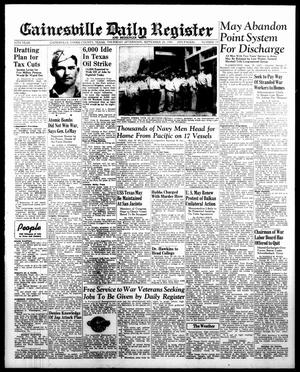 Gainesville Daily Register and Messenger (Gainesville, Tex.), Vol. 56, No. 19, Ed. 1 Thursday, September 20, 1945