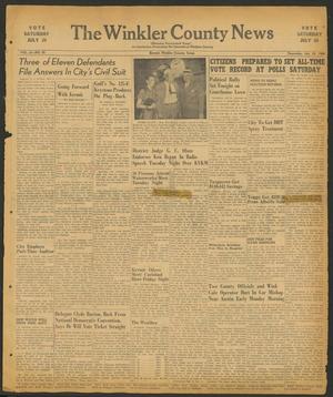 Primary view of object titled 'The Winkler County News (Kermit, Tex.), Vol. 12, No. 20, Ed. 1 Thursday, July 22, 1948'.