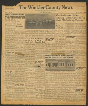 The Winkler County News (Kermit, Tex.), Vol. 12, No. 28, Ed. 1 Thursday, September 16, 1948