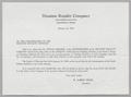 Letter: [Letter from Houston Royalty Company, January 21, 1953]