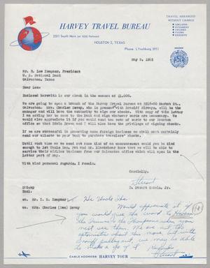 [Letter from D. Stuart Godwin, Jr. to R. Lee Kempner, May 9, 1953]