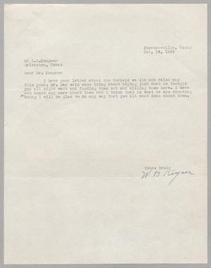 [Letter from W. B. Keyser to I. H. Kempner, October 14, 1953]