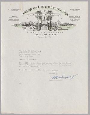 [Letter from H. Y. Cartwright, Jr. to A. H. Blackshear, Jr., January 4, 1954]