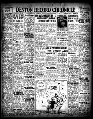 Denton Record-Chronicle (Denton, Tex.), Vol. 24, No. 22, Ed. 1 Tuesday, September 9, 1924