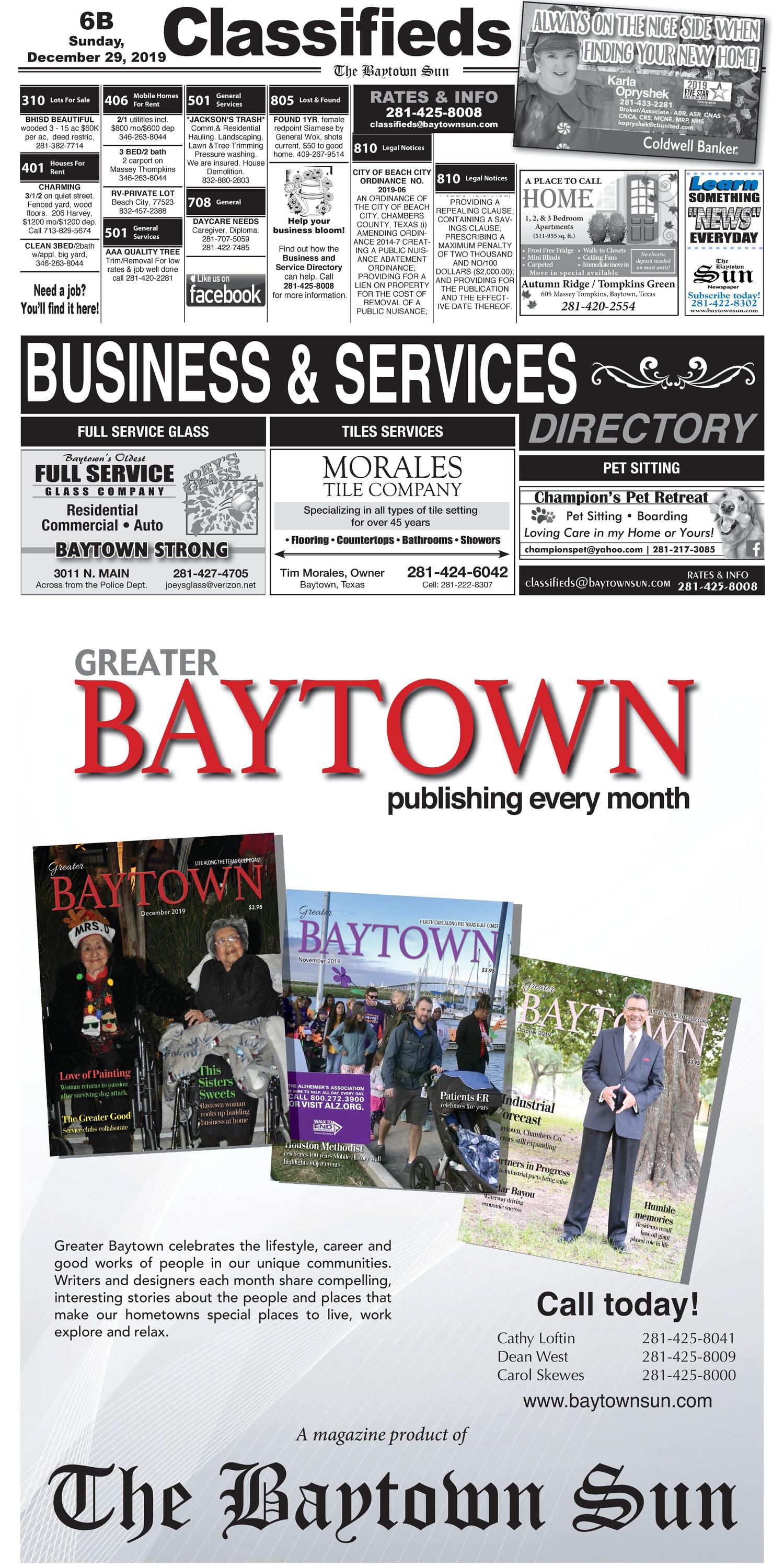 The Baytown Sun (Baytown, Tex.), Vol. 99, No. 251, Ed. 1 Sunday, December 29, 2019
                                                
                                                    [Sequence #]: 14 of 30
                                                