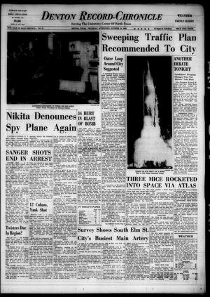 Denton Record-Chronicle (Denton, Tex.), Vol. 58, No. 61, Ed. 1 Thursday, October 13, 1960
