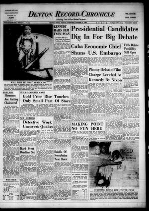 Denton Record-Chronicle (Denton, Tex.), Vol. 58, No. 68, Ed. 1 Friday, October 21, 1960