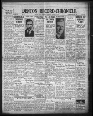 Denton Record-Chronicle (Denton, Tex.), Vol. 30, No. 54, Ed. 1 Thursday, October 16, 1930