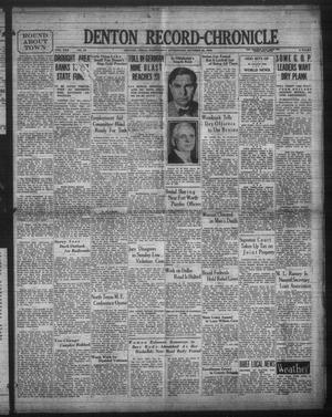 Denton Record-Chronicle (Denton, Tex.), Vol. 30, No. 59, Ed. 1 Wednesday, October 22, 1930