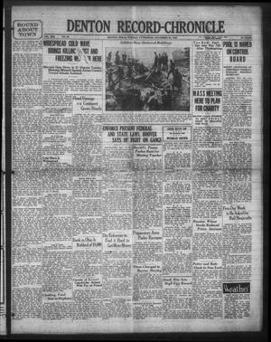 Denton Record-Chronicle (Denton, Tex.), Vol. 30, No. 88, Ed. 1 Tuesday, November 25, 1930
