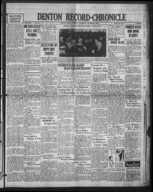 Denton Record-Chronicle (Denton, Tex.), Vol. 30, No. 100, Ed. 1 Tuesday, December 9, 1930