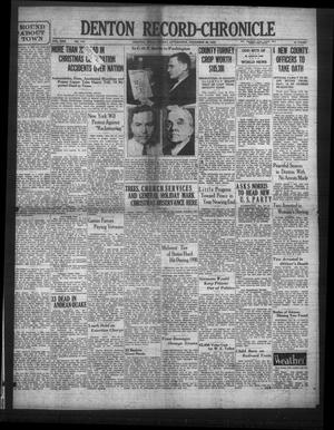 Denton Record-Chronicle (Denton, Tex.), Vol. 30, No. 115, Ed. 1 Friday, December 26, 1930