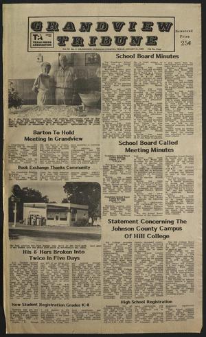 Grandview Tribune (Grandview, Tex.), Vol. 92, No. 2, Ed. 1 Friday, August 21, 1987