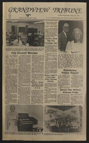 Grandview Tribune (Grandview, Tex.), Vol. 96, No. 6, Ed. 1 Friday, September 13, 1991