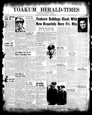 Yoakum Herald-Times (Yoakum, Tex.), Vol. 54, No. 6, Ed. 1 Friday, October 6, 1950