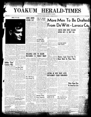 Yoakum Herald-Times (Yoakum, Tex.), Vol. 54, No. 9, Ed. 1 Tuesday, October 17, 1950
