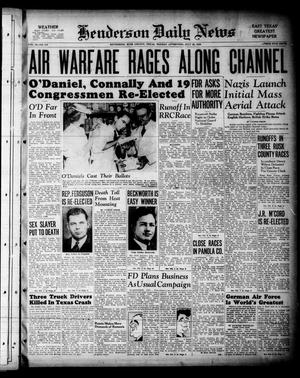 Henderson Daily News (Henderson, Tex.), Vol. 10, No. 113, Ed. 1 Monday, July 29, 1940