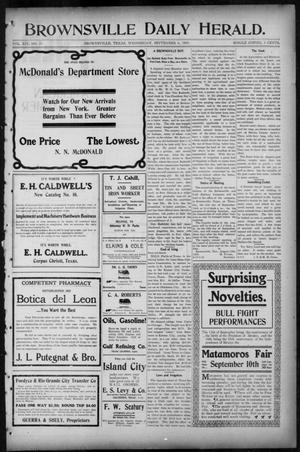 Brownsville Daily Herald (Brownsville, Tex.), Vol. 14, No. 57, Ed. 1, Wednesday, September 6, 1905